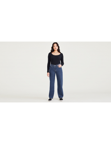 Women's Relaxed Fit Mid-Rise Jeans solde