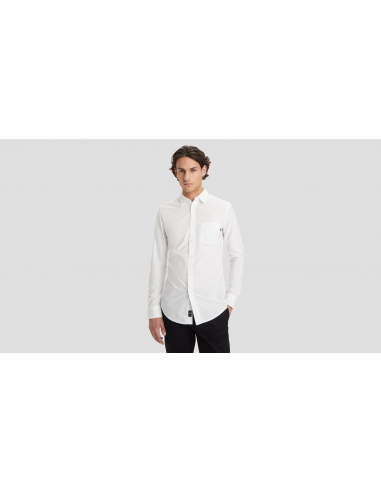 Men's Slim Fit Icon Button Up Shirt Amélioration de cerveau avec