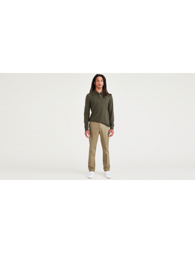 Signature Iron Free Khakis, Creased, Slim Fit with Stain Defender® Les magasins à Paris et en Île-de-France