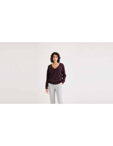 Women's Regular Fit V-Neck Sweater Fin de série