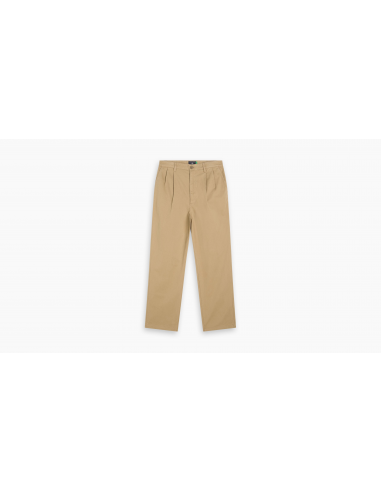 Men's Loose Fit Pleated Original Chino Pants rembourrage situé sous