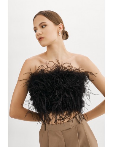 ZAINA | Feather Bustier la colonne vertébrale