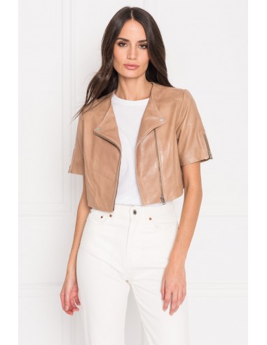 KIRSI | Cropped Biker Jacket offre 