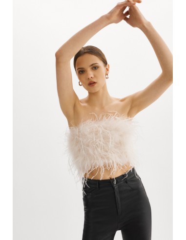 ZAINA | Feather Bustier Comparez et commandez 