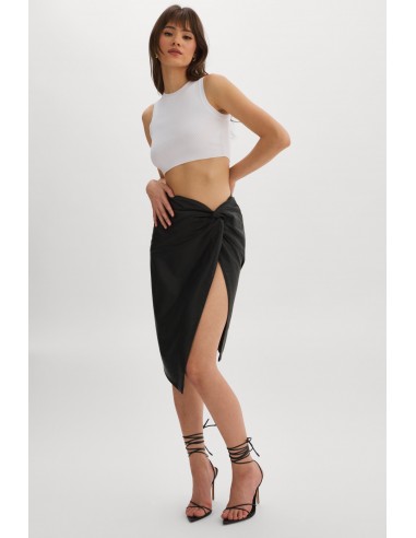 NUBIA | Leather Sarong Skirt de l' environnement