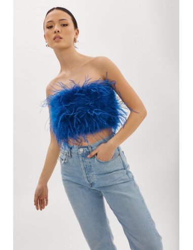 ZAINA | Feather Bustier soldes