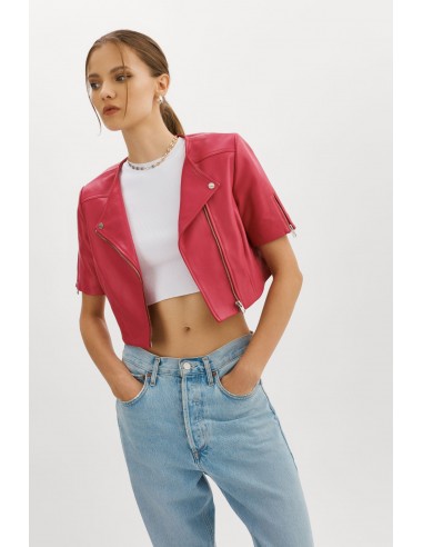 KIRSI | Cropped Biker Jacket de l' environnement