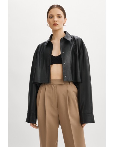 ELDA | Leather Oversized Shirt acheter en ligne