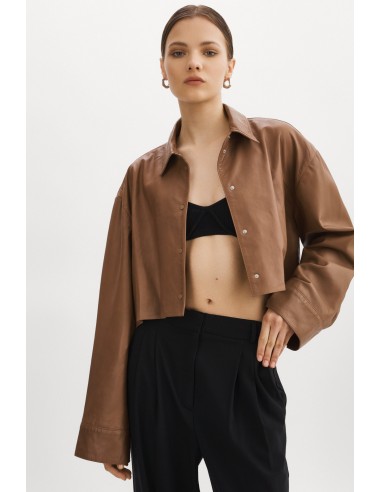 ELDA | Leather Oversized Shirt 2024