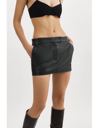 INAYA | Leather Micro Mini Skirt Venez découvrir notre 