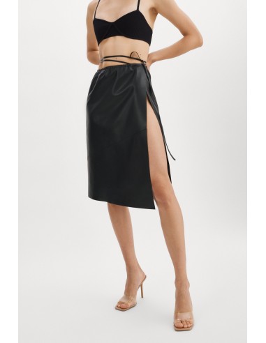 MARISSA | Leather Tie Skirt Profitez des Offres !