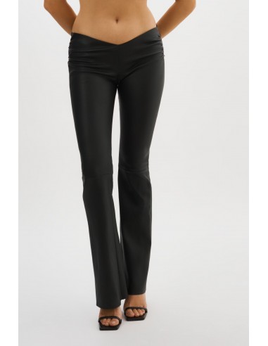 NADDA | Leather Low Rise Pants store