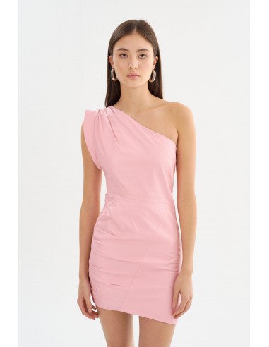 COREY | One Shoulder Leather Dress suggérées chez