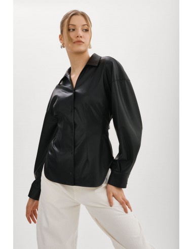 SKYLAR | Faux Leather Shirt livraison et retour toujours gratuits