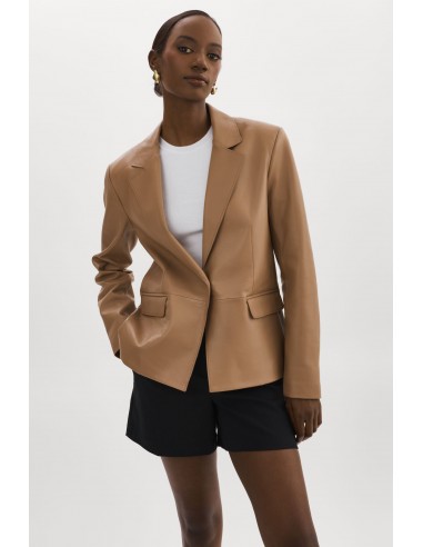 ELZA |  Leather Blazer 50-70% off 