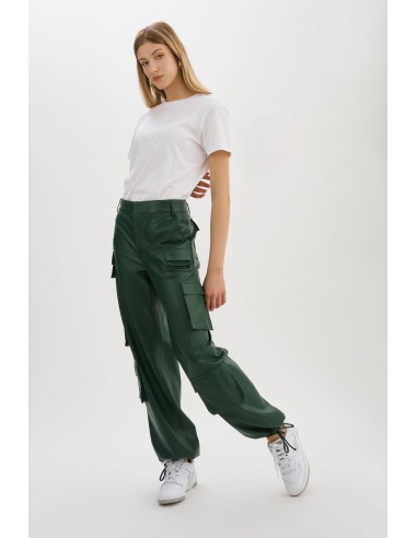 BOBBI | Faux Leather Cargo Pants shop