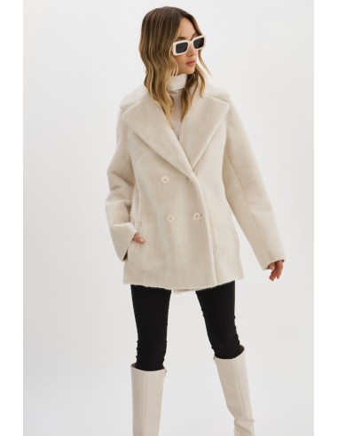 CAMILLE | Faux Shearling Reversible Coat français