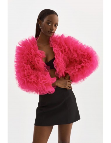 BRITNY | Ruffle Tulle Jacket vente chaude votre 