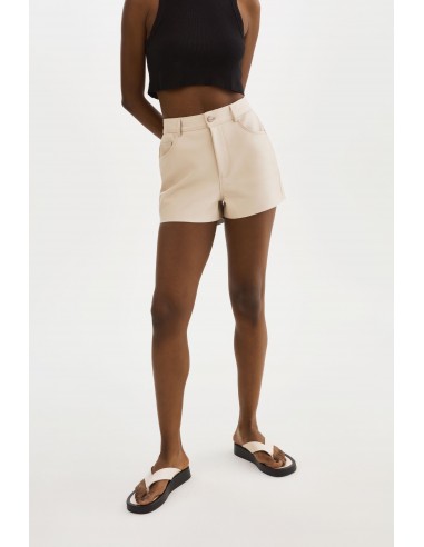 ANIKA | Leather High-Waisted Shorts de la marque