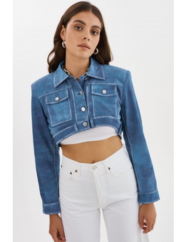 XANDY | Cropped Leather Jacket est présent 