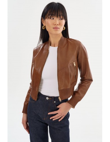 KORDELLA | Reversible Leather Bomber Jacket Les magasins à Paris et en Île-de-France