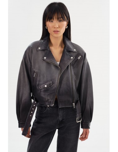 DYLAN | 80's Leather Biker Jacket de la marque