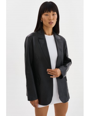 QUIRINA | Leather Blazer Venez découvrir notre 