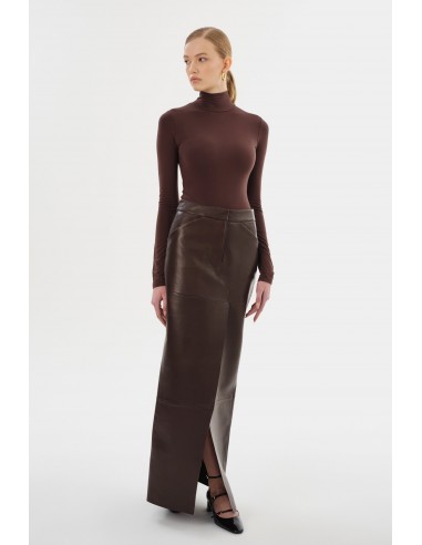 MARIETTE | Leather Maxi Skirt store