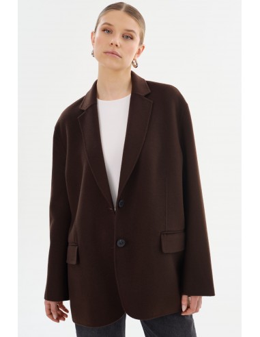 ENNIS | Oversized Wool Blazer Pour