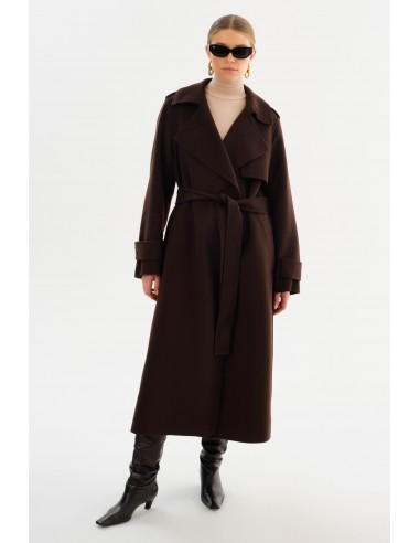 MARGARET | Wool Trench Coat pas chere