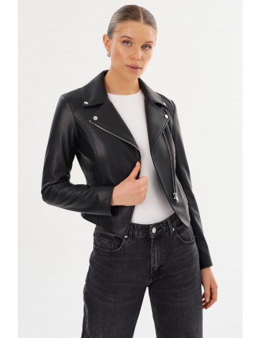 PASCALE | Fitted Faux Leather Jacket Profitez des Offres !