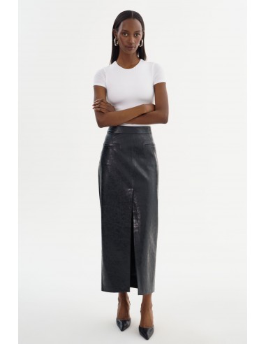 YVETTE | Faux Leather Maxi Skirt acheter