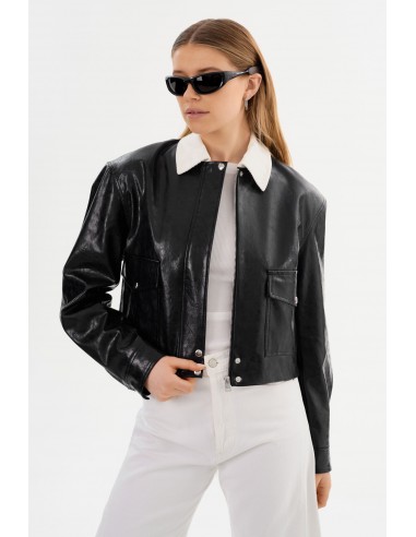 BRAYLIN | Faux Leather Jacket Venez acheter