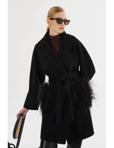 MARIE | Shawl Collar Wool Coat Les êtres humains sont 