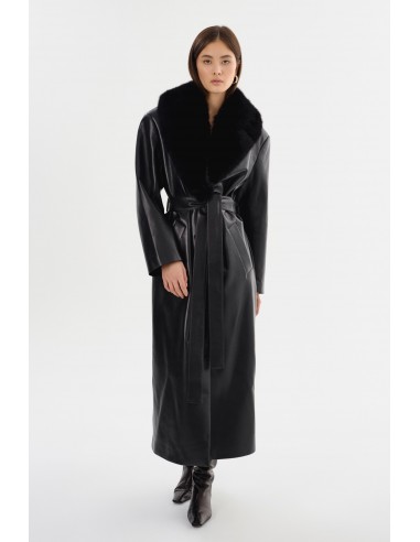 SARITA | Recycled Leather Maxi Coat prix pour 