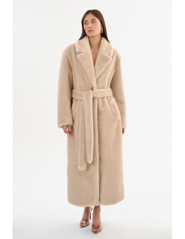 DARELLE | Faux Fur Maxi Coat la livraison gratuite