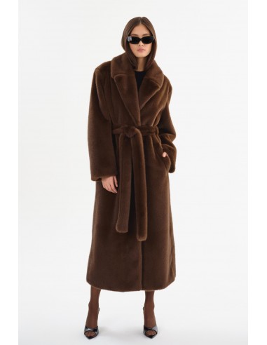 DARELLE | Faux Fur Maxi Coat vente chaude votre 