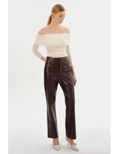 IMANI | Recycled Leather Trousers Venez découvrir notre 